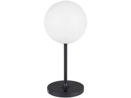 Tmavě modrá kovová stolní lampa WLL HUB