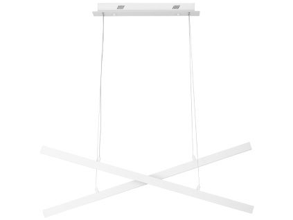 Bílé kovové závěsné LED světlo Nova Luce X-line 100 cm
