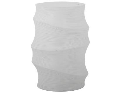 Bílý kameninový odkládací stolek Bloomingville Volise 37 cm