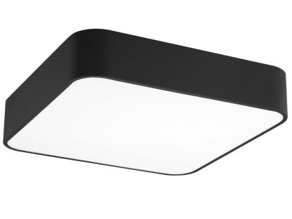 Černé stropní světlo Nova Luce Ragu 36 x 36 cm