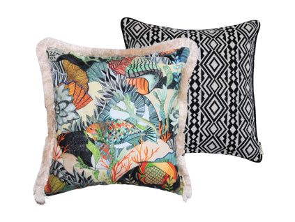 Set dvou venkovních povlaků na polštář Marine Aztec VI