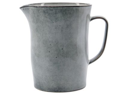 Modrošedý kameninový džbán Rustic 1 l