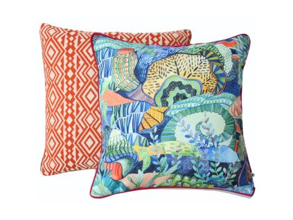 Set dvou venkovních povlaků na polštář Marine Aztec VIII