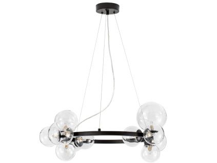 Skleněné závěsné světlo Nova Luce Odillia 65 cm