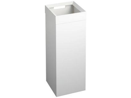 Bílý kovový odpadkový koš Yamazaki Tall 27 l