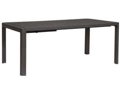 Hliníkový rozkládací zahradní stůl Kiplin 180/240 x 100 cm