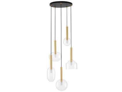 Závěsné skleněné světlo Nova Luce Amelia 60 cm