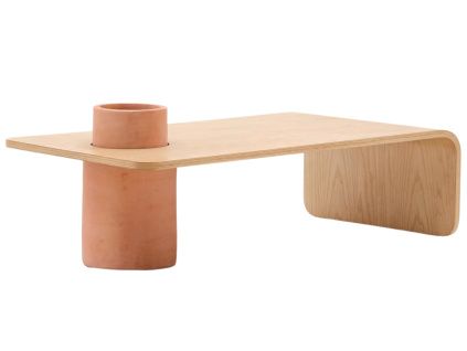 Dubový konferenční stolek Kave Home Olaria 110 x 60 cm