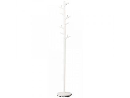 Bílý kovový stojací věšák Yamazaki Branch 176 cm