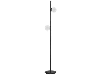 Opálově bílá skleněná stojací LED lampa Nova Luce Nuvole 169,5 cm