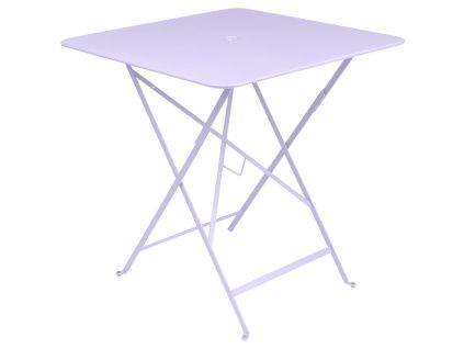 Fialový kovový skládací stůl Fermob Bistro 71 x 71 cm