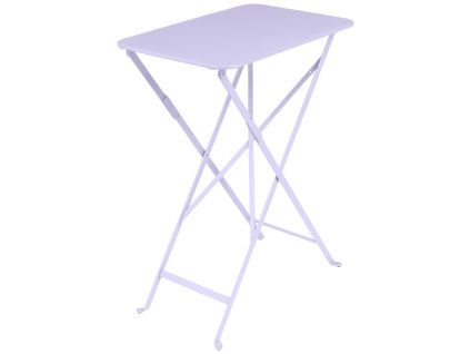 Fialový kovový skládací stůl Fermob Bistro 37 x 57 cm