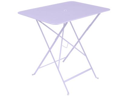 Fialový kovový skládací stůl Fermob Bistro 57 x 77 cm