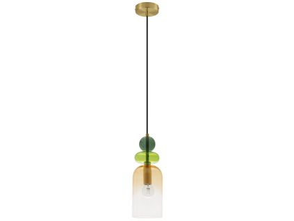 Barevné skleněné závěsné světlo Nova Luce Murano 10,8 cm