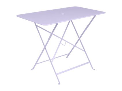 Fialový kovový skládací stůl Fermob Bistro 97 x 57 cm
