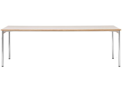 Bílý dubový jídelní stůl AUDO CO 240 x 100 cm