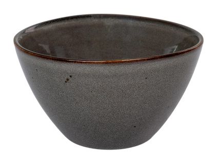 Set čtyř šedohnědých keramických misek Selly 15 cm