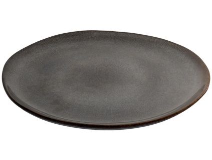 Set čtyř šedohnědých keramických talířů Selly 27 cm