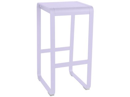 Fialová hliníková zahradní barová židle Fermob Bellevie 75 cm