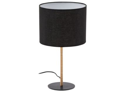 Černá stolní lampa Kave Home Pina