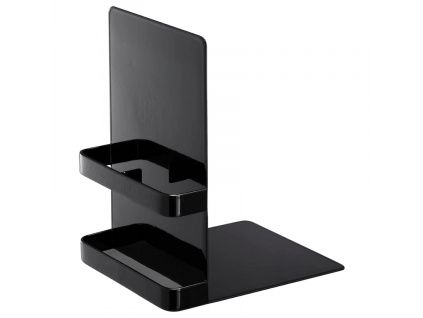 Set dvou černých kovových zarážek na knihy Yamazaki Tower 18 cm