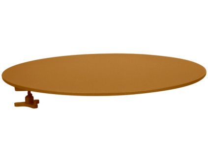 Hnědý přídavný odkládací stolek Fermob Bellevie 36 cm