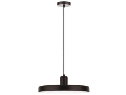 Černé kovové závěsné světlo Nova Luce Chioto 36 cm
