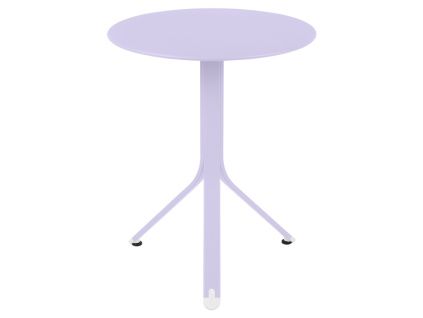 Fialový kovový stůl Fermob Rest'O 60 cm