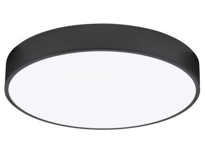 Černé kovové stropní LED světlo Nova Luce Hadon 50 cm