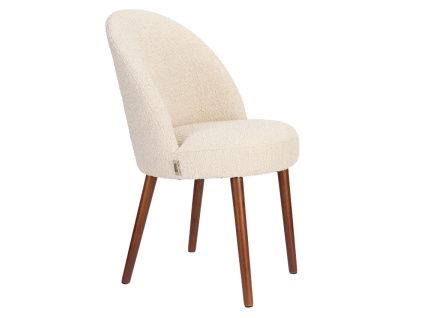 Béžová bouclé jídelní židle DUTCHBONE BARBARA