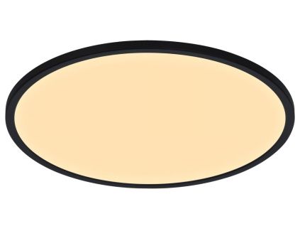 Černé kovové stropní LED světlo Oja 60 cm