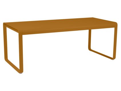 Hnědý kovový stůl Fermob Bellevie 196 x 90 cm