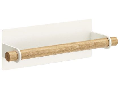 Bílý kovový magnetický držák na utěrky Yamazaki Tosca 28 cm