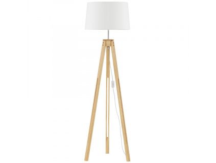 Bílá stojací lampa Nova Luce Le Roy 145 cm