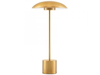 Zlatá kovová stolní LED lampa Nova Luce Lash