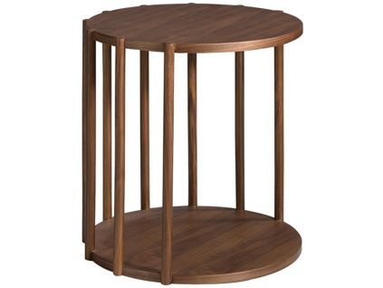 Ořechový odkládací stolek Angel Cerdá No. 2039, 45 cm