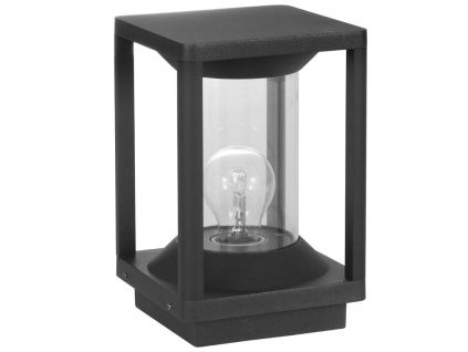 Antracitově šedé kovové venkovní světlo Nova Luce Loeve 22 cm