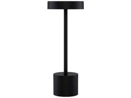 Černá kovová zahradní stolní LED lampa Nova Luce Fumo