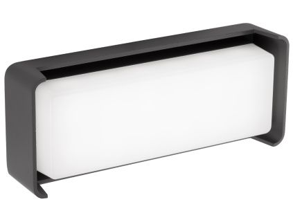 Tmavě šedé kovové venkovní nástěnné LED světlo Nova Luce Keen