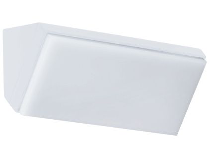 Bílé kovové venkovní nástěnné LED světlo Nova Luce Keen
