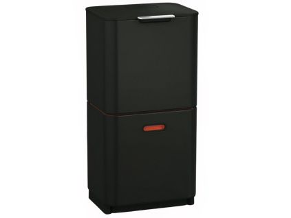 Černý koš na tříděný odpad Totem Max 60 l