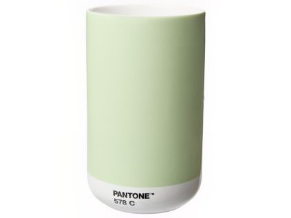 Světle zelená keramická váza Pantone Light Green 578 14 cm