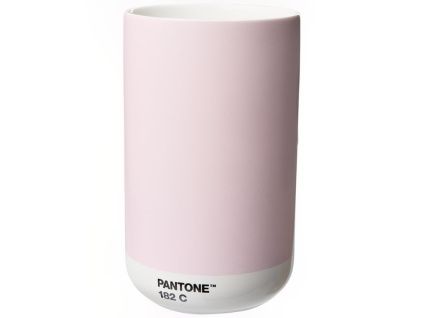 Světle růžová keramická váza Pantone Light Pink 182 14 cm