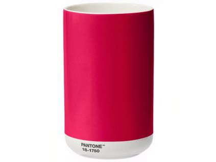 Růžová keramická váza Pantone Viva Magenta 18-1750 17 cm