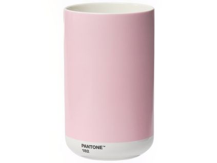 Světle růžová keramická váza Pantone Light Pink 182 17 cm