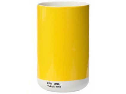 Žlutá keramická váza Pantone Yellow 012 17 cm