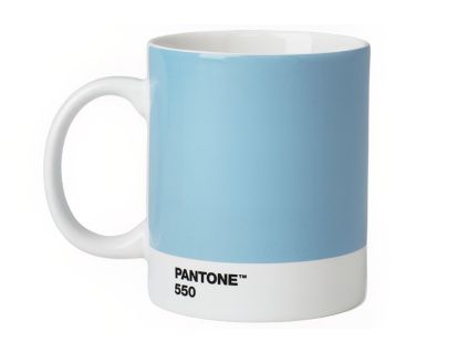 Světle modrý porcelánový hrnek Pantone Light Blue 550 375 ml