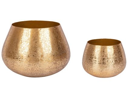 Set kovových květináčů Varanasi Ø 30/42,5 cm