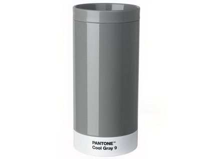 Šedý kovový termohrnek Pantone Cool Gray 9 430 ml