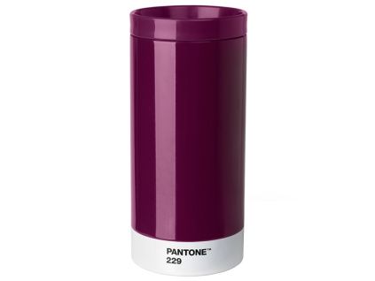 Fialový kovový termohrnek Pantone Aubergine 229 430 ml